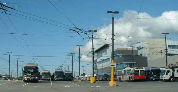 Coast Mountain Bus Flyer trolley depot